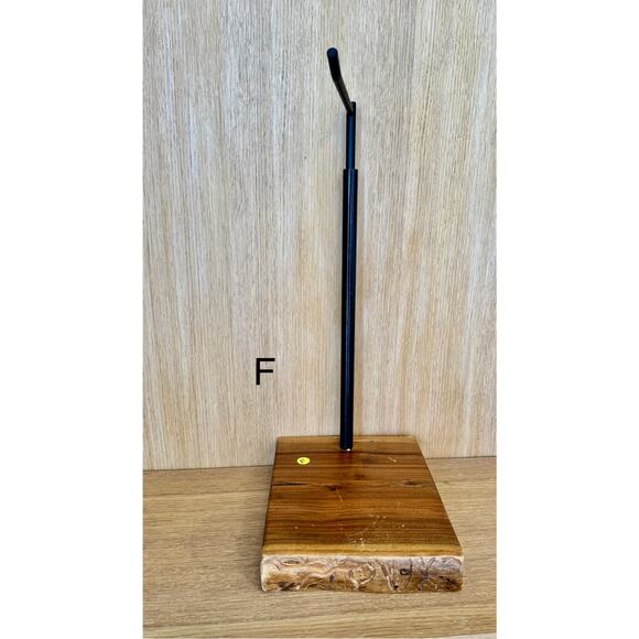 “F” Custom Steel & Wood Retail Display Stand Worm Caves– Adjustable Height - Picture 3 of 6